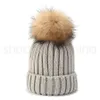 Chapeaux de bonnet en tricot en tricot mignon bébé hiver chaussette chaude pompe pompom chapeau enfant en plein air cuivre de ski tta16972290923