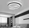 Nowoczesne LED Lights Sufit Lights Sypialnia Sypialnia Luster De Plafon Moderne Oprawy Plafonier Biała Czarna Lampa Sufitowa Lampa Myy