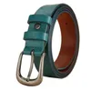 Femmes designer ceinture en cuir ceinture de mode avec boucle à une seule broche 6 couleurs en gros livraison gratuite