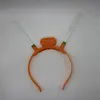 Luminous fiber hairpin headdress flash headband Christmas party party toys