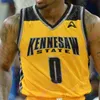 Maglia da basket Kennesaw State Owls NCAA College Tyler Hooker Terrell Burden Bryson Lockley Ugo Obineke 12 Jamie Lewis Harris Danny Lewis