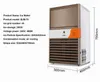 Ticari Otomatik Buz Makinesi Endüstriyel Buz Makinesi / Buz Küpü Yapma Makinesi Süpermarket Kahve Teamilk Mağazası için