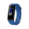 W8 OTA Automatic Heart Rate Monitor Smart Bracelet Pedometer Tracker Smart Watch Color Screen Smart Wristwatch For iPhone iOS Andr