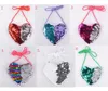 Love Heart Shape Mermaid Sequins Coin Purse With Lanyard Girls Glitter Pouch Bag Wallet Portable Crossbody Bags Small Wallets 2019