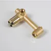 Gold Color Simple Wall Mounted Bathroom Faucet Solid Brass Single Handle Basin Water Mixer Faucet Golden Tap War