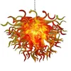 Pendant Lamp 100% Mouth Blown Murano Art Chandeliers Light Attractive Design Sunshine Glass Chandelier Antique Bedroom Lamps