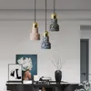 Moderne Kreative Stein Anhänger Licht Kronleuchter Industrielle Lampe Home Wohnzimmer Schlafzimmer Bettdecke Dekor Fixture PA0555