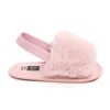 Fashion Faux Fur Baby Shoes Summer Cute Infant Baby boys girls shoes soft sole Walking Shoes indoor for 0-18M