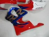 Högkvalitativa Fairings för Honda CBR900RR CBR919 1998 1999 Röd vit Blå Fairing Kit CBR919RR 98 99 BV26