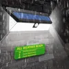 118 LED 1000LM 3 Modos de Jardim Solar Luzes LED Ao Ar Livre Solar Lâmpada Sensor de Movimento de 270 Graus À Prova D 'Água IP65 Luz de Segurança Solar