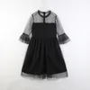 Maman et moi famille correspondant vêtements robe en dentelle noire filles mère fille robes assorties Boutique enfants vêtements Parent enfant tenues