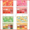 MGL Eye Makeup 12 Color Fruit Pressed Platte Eyeshadow Palettes Glitter Avocado Waterproof Matte Eye Shadow 4 Styles