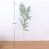 1pc salice artificiale foglie di seta ramo lunghe piante di seta composizione floreale foglie per per la decorazione del giardino casalinga fauci fogliame2154843