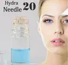 Hydra Needle 20 pins Aqua Micro Channel Mesotherapy titanium Gold.Needle Fine Touch System derma stamp Serum Applicator