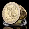 US Navy Marine Corps Craft Rare 72 Maagden Dating Service Vergulde Metalen Token Challenge Collectible Coin