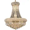 American Chandeliers LED Modern K9 Crystal Chandelier Lights Fixture European Home Iluminación interior Luxury Hotel Hall Lobby Parlor Lámparas