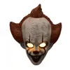 Silikon Film Stephen King'in It 2 ​​Joker Pennywise Tam Yüz Korku Palyaço Lateks Cadılar Bayramı Partisi Korkunç Cosplay Prop Maske RRA2127 Maskesi