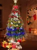 120/150 cm Arbre de Noël Green Désorations arbres de Noël artificielles avec base de support en plastique pour la fête à domicile1