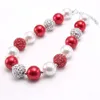 chunky red bead necklaces