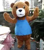 2018 Rabatt Factory Sale Teddy Bear Mascot Costume för vuxen att bära till salu med 5 färg för val