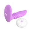 7 Velocidades Telescópica Aquecimento Dildo Vibrador Controle Remoto G-Spot Anal Clitóris Estimulador Masturbator Adulto Sexo Brinquedos Para As Mulheres Y191022