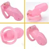 Long Small Cock Cage Device With 4 Size Penis Ring Stealth New Lock Sex Toys For Men3465504