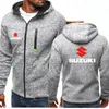 New Autumn and Winter spring Brand Suzuki Sweatshirt Men039s Hoodies coats Men Sportswear Clothing Hoody jackets5206950