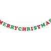 Drapeaux de Noël Fournitures de fête Bannière colorée Décorations de Noël Drapeaux de décoration intérieure Père Noël Homme de neige Drapeau de Noël RRA1729