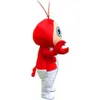 2019 usine chaude Costume de mascotte de homard de crevette mignon tenue de déguisement de luxe pour la publicité