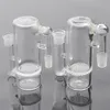 Ash Catcher 50mm een Schijf Glazen Waskolf 14.4mm 18.8mm Gezamenlijke Vrouwelijke-Mannelijke Triple HC Glazen Bong waterpijpen dab rig rook accessoire