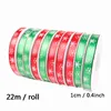 25Yller / Roll Julband Chrismas Bröllopsdekoration Cake Candy Box Förpackning Wrap Gift DIY Packaging Ribbons Party Supplies DBC DH2608