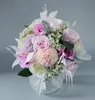 Goccia di acqua viola rosa Bouquet da sposa elegante Carla Lily Waterfall Bouquet da sposa Bouquet da sposa