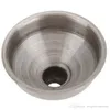 35 * 25mm Funílio de frasco de quadril de aço inoxidável para todas as ferramentas de cozinha frasca de quadril mini funil de vinho portátil flasks universais Funnels BH2091 ZX