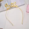Wedding Hair Gold Bride to Be Bridesmaid Bridal Shower Party Rhinestone Tiara Crown Bachelorette Party Favor yq01944