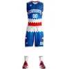 Basketball Jerseys for Men Breathable Sportswear Double-sided College Blank Basketball Game Uniforms Kits Training Suit