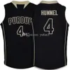 Purdue Boilermakers College Terone Johnson # 0 Robbie Hummel # 4 E'Twaun Moore # 33 Maglia da basket retrò da uomo Numero personalizzato cucito Nome