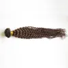 巻き毛の束ブラジルの髪織り束100％人間1束キンクリーカーリーバージンヘアウィーズ