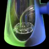 6 '' Kegelform Water Rohr Glas Bong Glas Raucherpfeife mit Glasschüssel Silikon Becherbecher Tabak TABACCO DAB RIG GUKAH FÜR WAX OIL TRIGS