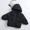 2019 girls coat winter thick warm cotton jackets coats parkas white hooded zipper batwing sleeve kids outwear clothes 5 colors