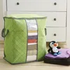 Quilt Kläder Förvaringspåsar Tjock Non-Woven Portable Garderob Organizer Spara utrymme Fällande Anti-Damm Ospouch Box för kudde Blankett EEA1410-6