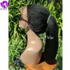 Wigs Micro Braided Lace Front Wigs Synthetic Hair for Black Women African American Braids Havana Twist Wig