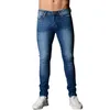 Puimentiua Men Jeans Spring Casual Pencil Pant High Stretch Straight Skinny Black Streetwear Jean Masculino Calça Bottom