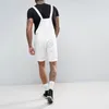 2019 Yeni Erkekler Artı Cep Beyaz Kot Genel Tulum Streetwear Genel Askı Pantolon S-3XL Skinny Jeans Erkekler Hombre1
