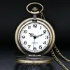 Vintage Bronzen Steampunk Web Spider Pocket Horloge Mannen Dames Quartz Horloges Klok Ketting Ketting Hanger TimePiece Gift