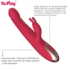 Rabbit Telescopic Vibration Builtin ball Rotation Heating G spot Dildo Vibrator Female Masturbation Sex Toys for woman Y2004106503597