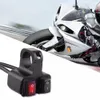 Freeshipping 12V 16A CNC Aluminium Motorcykel Motorbikehandtag Strålkastare Spotlight On Off Dual Switch