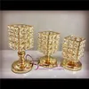 3Pcs Crystal VOTIVE Candle Holders Tea Lamp Holder Wedding Table Centerpieces Dining Table Decorations Gifts