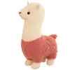 Dorimytrader Pop Lindo Animal Suave Alpaca Alpaca Brinquedo De Pelúcia Grande Chave Dos Desenhos Animados Dos Carneiros Travesseiro Decoração de Presente 39inch 100cm Dy50078