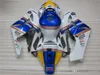 Oryginalna formowanie Darmowe Dostosuj Zestaw do błonnika dla Honda CBR1000RR 2004 2005 Blue White Fairings Set CBR1000RR 04 05 OT19