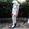 Raumanzug-Maskottchenkostüm Astronauten-Maskottchenkostüm mit Rucksackhandschuh und Schuhen